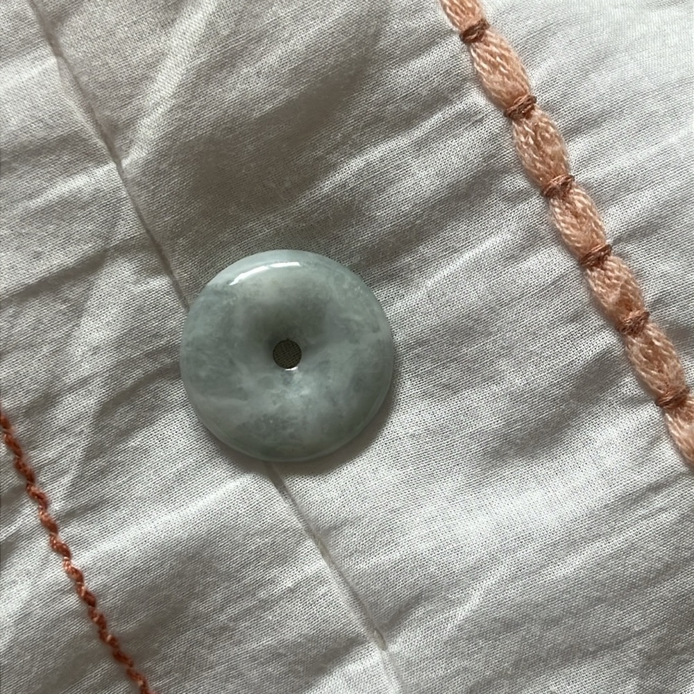 JADE DONUT PENDANT